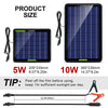 5 Watt 10W Solar Panel 12 Volt Trickle Battery Charger for Car Van Caravan Boat