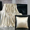 Throw over bedspread Shiny Crushed Velvet Sofa or bed Cushion Cover 8 colours