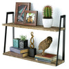 60cm Wall Mounted Wooden Wood Shelves Bookshelf for Bedroom Kitchen Bathroom 2 T