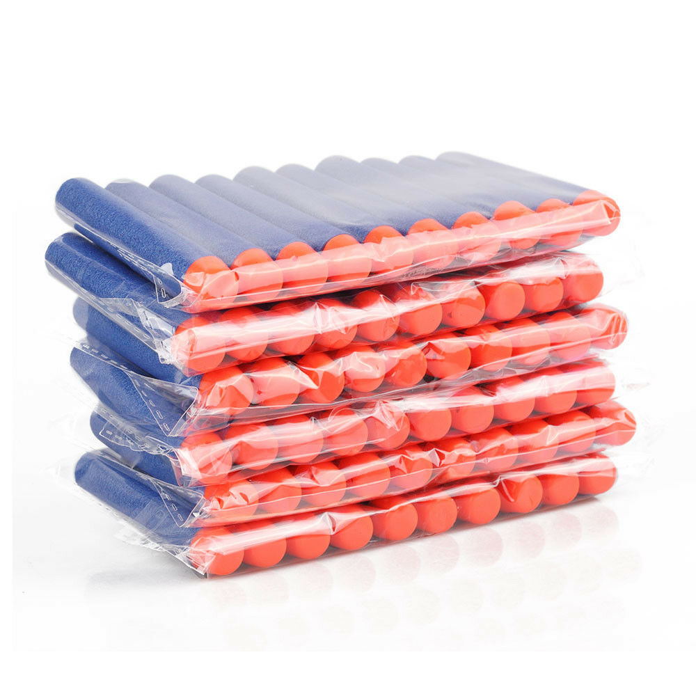100Pcs Nerf Darts Refill Nerf Bullets Round Head Blasters For Nerf Gun N-Strike