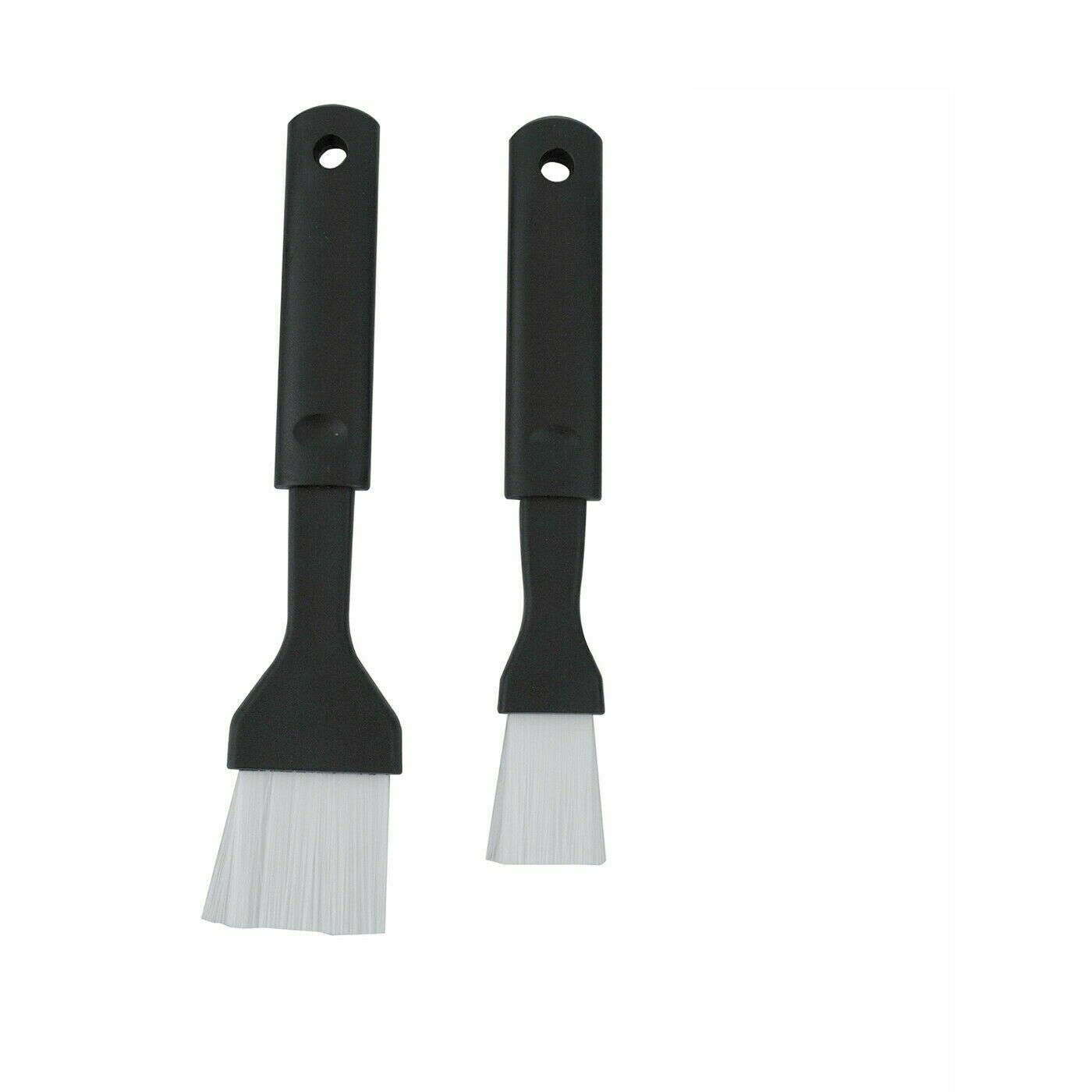 Pastry Basting Brush Brushes 2 Piece Black Set BBQ Cake Glazing Baking Cooking