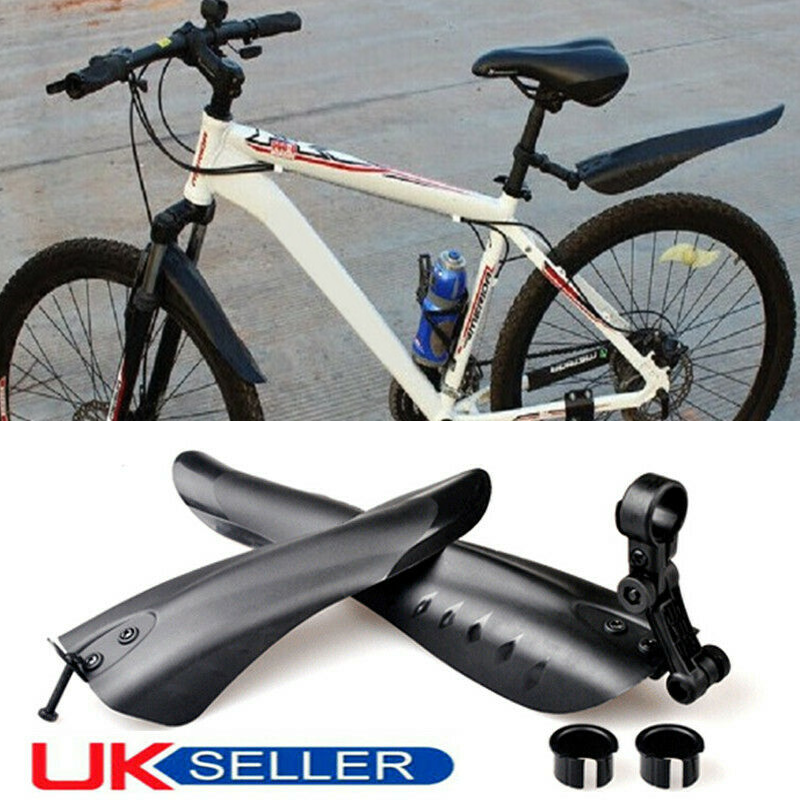 2pcs Bicycle Mud Guard Set Mountain Bike Mudguards MTB Front Rear Fend Quildinc