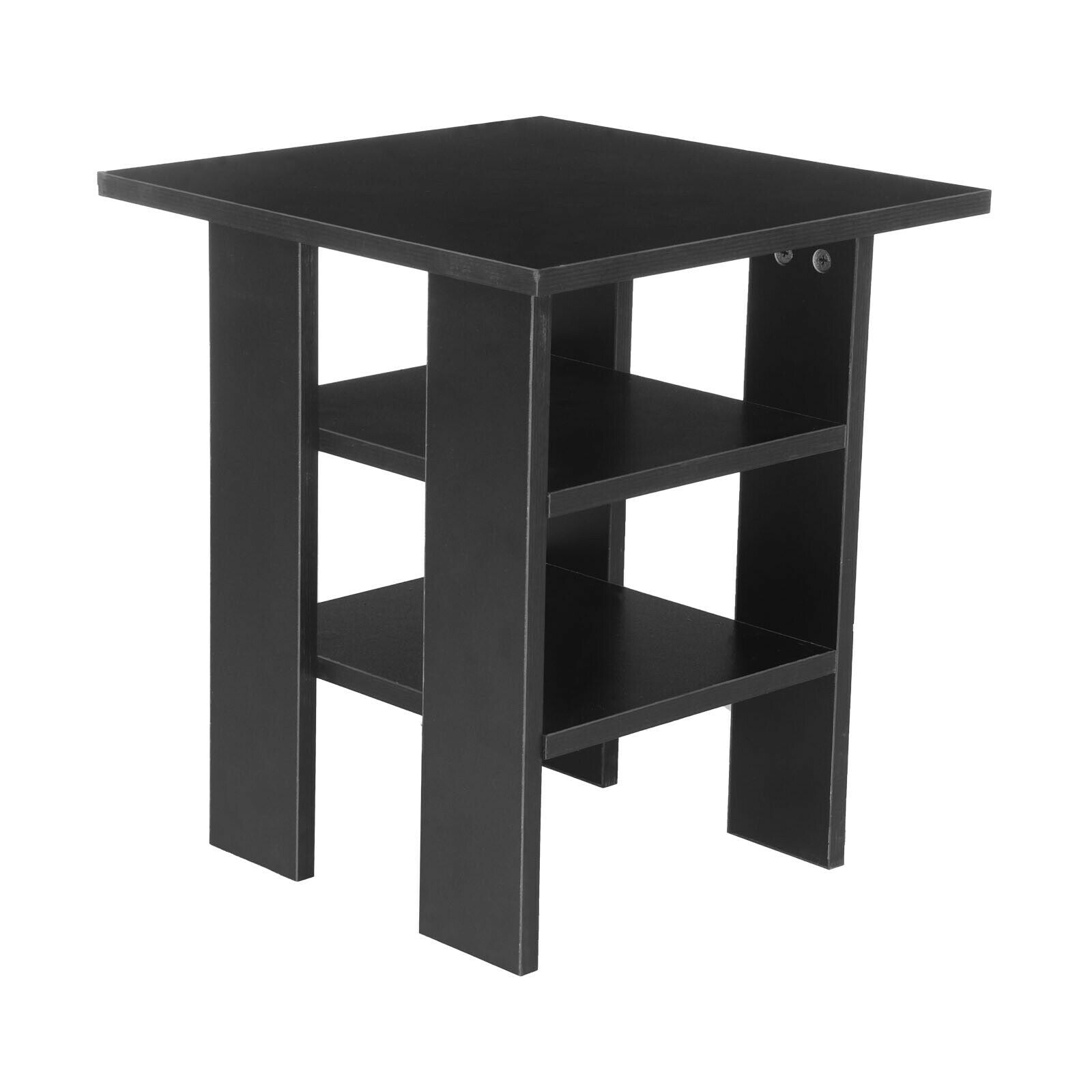 2 Tier Coffee Table Sofa Side End Modern Tea Desk Storage Shelf for Living Room