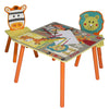 Kids Table Chair Set MDF Childrens Study Desk and Chairs Home Writing Reading
