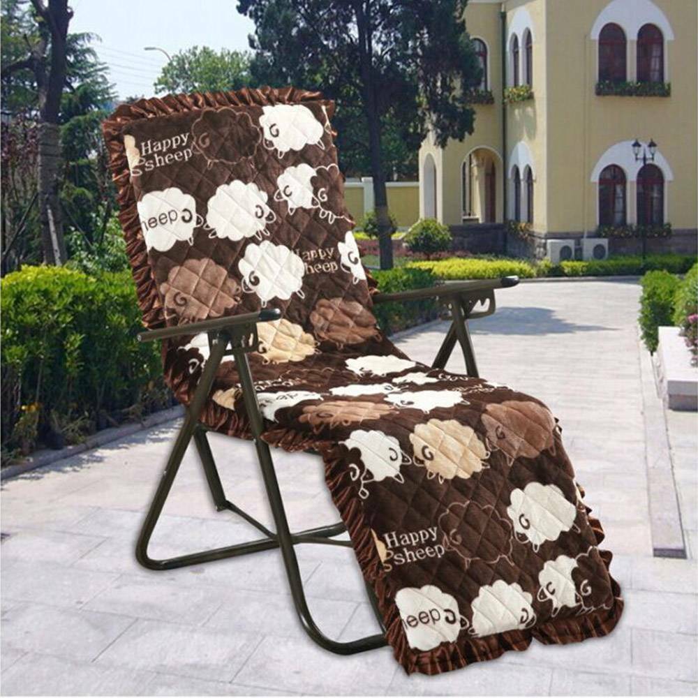 Sun Lounger Cushion Outdoor Garden Patio Recliner Thick Spare Replacement Padded