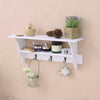 New White Floating Wall Shelves Display Storage Shelf Wall Wood Unit Rack UK