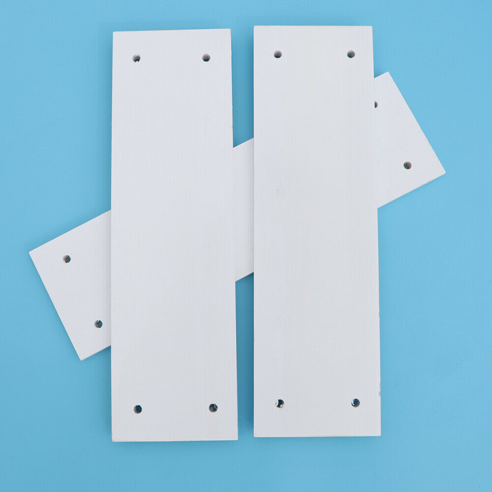 3 Tiers Rustic Wooden Wall Hanging Rope Shelf Mounted Floating Storage Unit Home