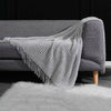 Chunky Knitted Thick Soft Blankets Hand Yarn Bulky Knit Throw Sofa Bed Blanket