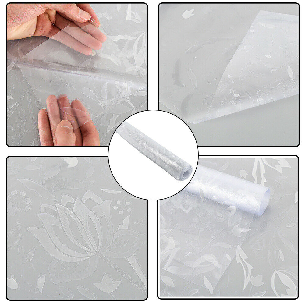 Frosted Static Self-Adhesive Window Film Privacy Glass Door Waterproof PVC Decal