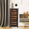 Industrial Bedside Table Cabinet Cupboard Nightstand Floor Freestanding w/ Door