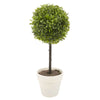 2x Potted Buxus Box Ball Plant Decorative Artificial Indoor Outdoor Garden Pot