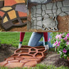 Irregular 9 Grid Path Maker Mould Garden Yard Lawn Concrete Road Paving Mold 17"