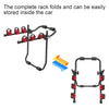 3 BICYCLE BIKE CAR CYCLE CARRIER RACK UNIVERSAL FITTING SALOON HATCHBACK ESTATE