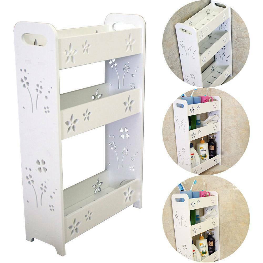 3 Tier Storage Shelf Bathroom Shower Organizer Caddy Rack Free Standing/Floating