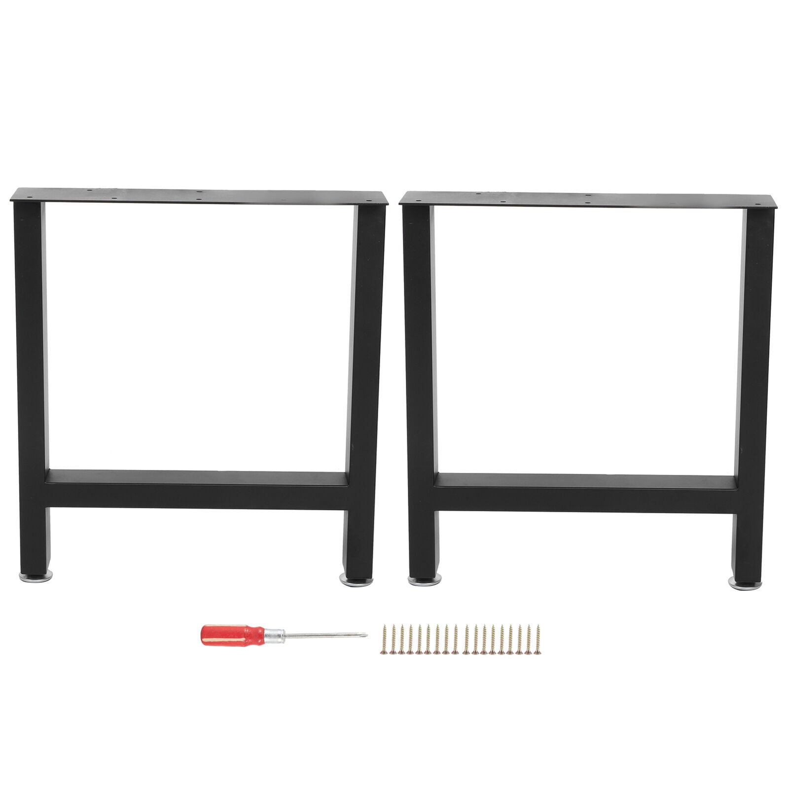 2X Industrial Table Legs Metal Stand Square Box Frame Bench Coffee Desk Leg Feet