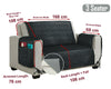 Sofa Cover Quilted Throw Washable Pet Furniture Protector Couch 1/2/3 Settee