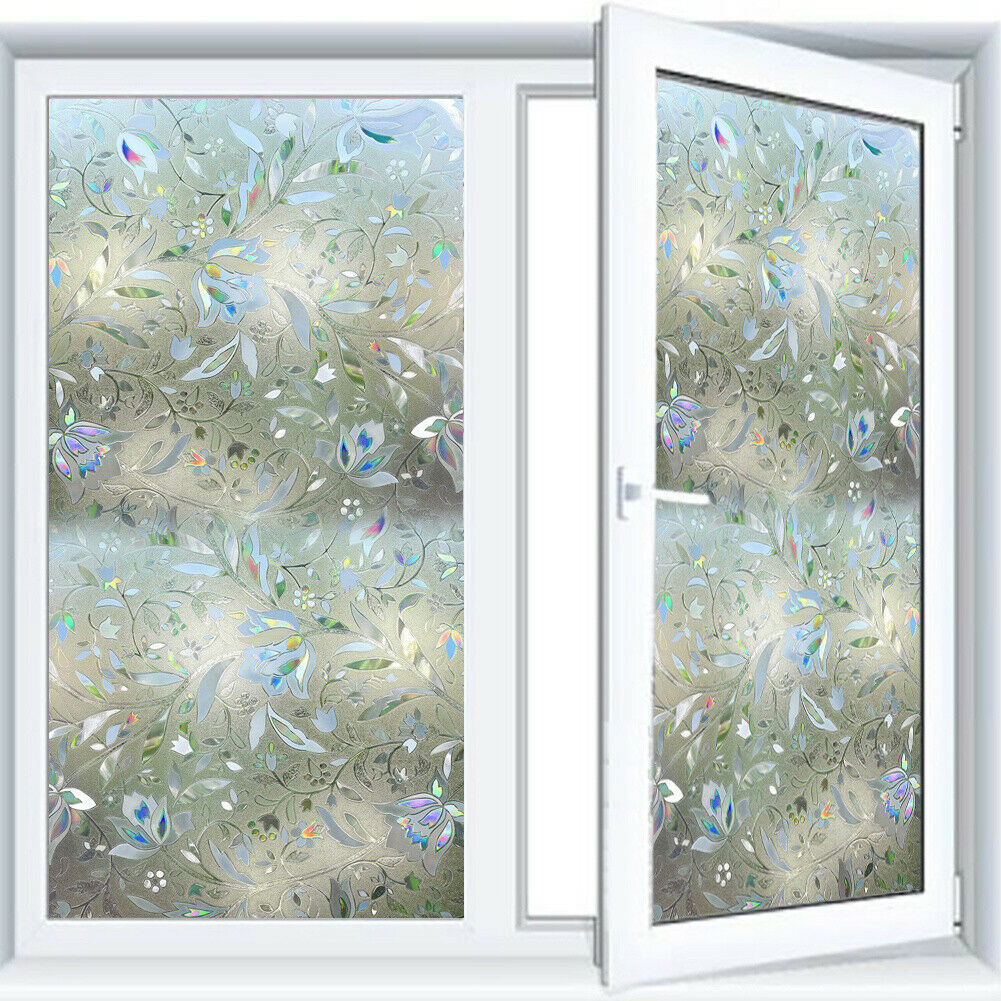 Frosted Static Self-Adhesive Window Film Privacy Glass Door Waterproof PVC Decal