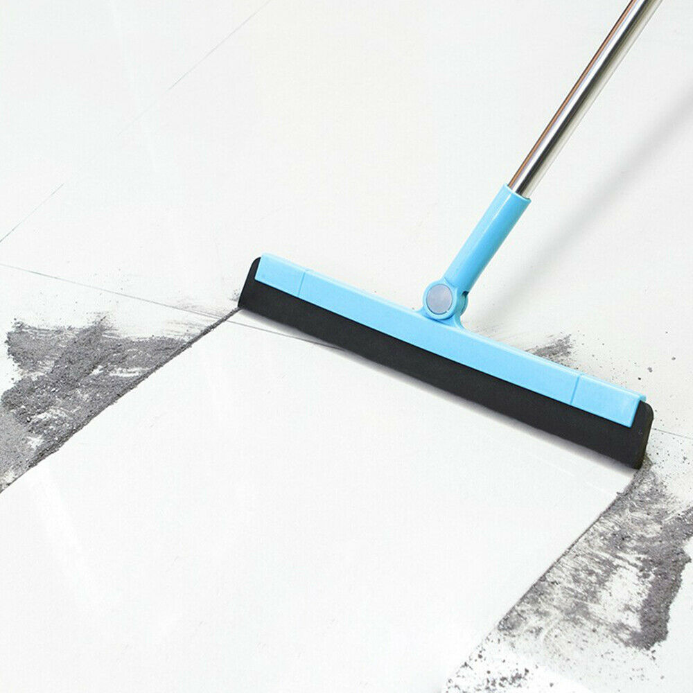 Floor Squeegee Tile Cleaning Foam Wiper Blade Shower Wet Room Telescopic Handle