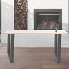 2x Table Legs Industrial Metal Steel for Bench/Coffee Table/Side Table Support