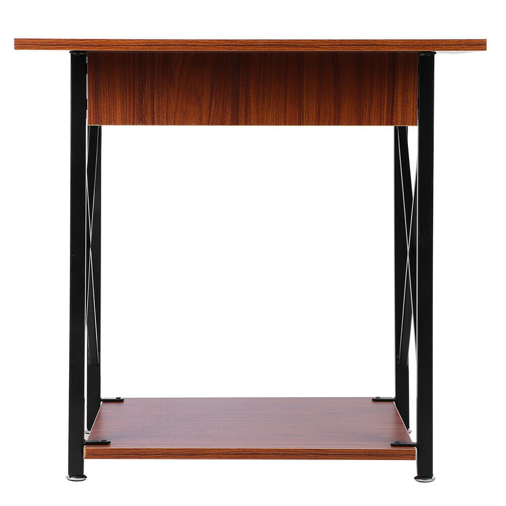 Retro Small Side End Coffee Table Wood & Metal Living Room Bedroom Furniture