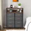 8 Drawers Chest of Drawers Unit Storage Cabinet Bedroom Furniture Hallway