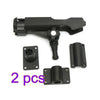 2PCS Fishing Rod Holder Adjustable 360 Degree Rack Stand For Boat Kayak Yacht A