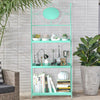 3 Tier Storage Rack Bookcase Display Plant Stand Shelf Metal Ladder Tray Shelves