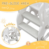 4 in 1 Kids Swing & Slide Set Toddler Baby In/Outdoor Climber Basketball Hoop HT