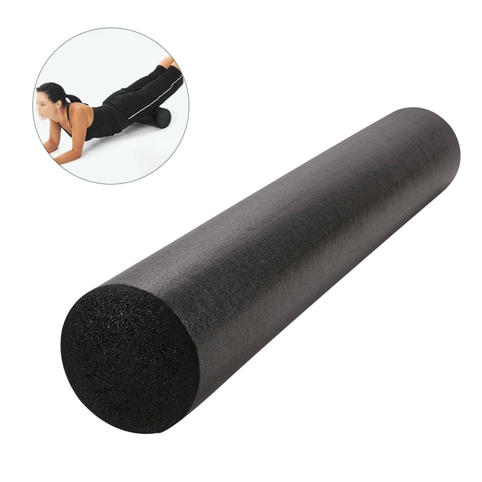 90CM Yoga Foam Roller Pilates Exercise Fitness Physio Gym Massage Rehab Injury