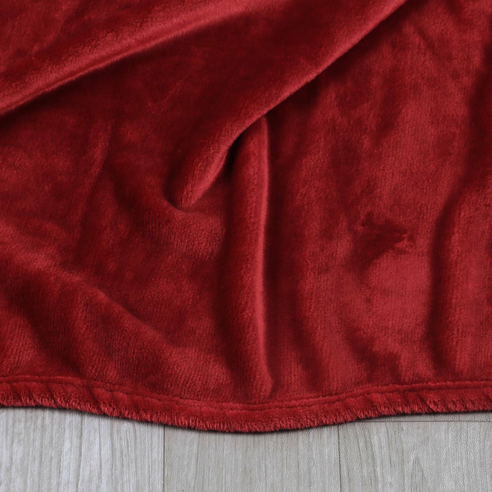 1.5*2M Polyester Throw Blanket Large Sofa Bed Thick Warm Faux Double Size