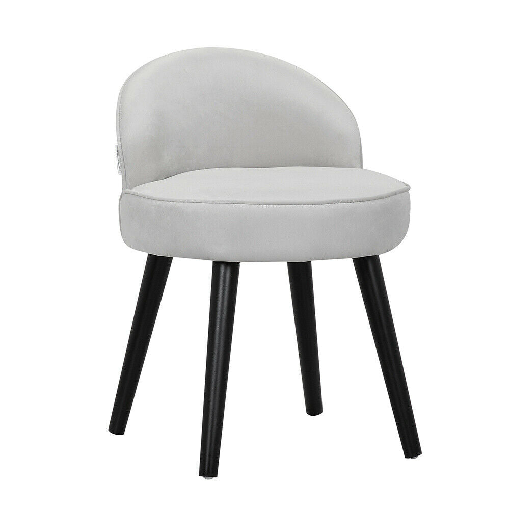 Velvet Fabric Dressing Table Chair Vanity Stool Piano Stool Dining Cha –  Quildinc
