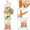 9 Hooks Coat Stand Bags Jacket Hallway Studio Tree Rack Clothes Hanger Organizer