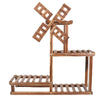 In & Outdoor 4 Tiered Flower Rack Planter Plant Stand Rack Display Shelf Windmil