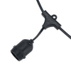 49 Ft Festoon Light Outdoor Lighting Garden String Main Heavy Duty Rustic Edison