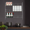 3 5 TIER FOR KITCHEN DOOR CUPBOARD STORAGE WALL SPICE HERB JAR RACK HOLDER
