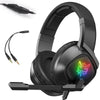 Gaming Headset Wired LED Headphones with Mic For Laptop PS4 Slim Xbox One X S
