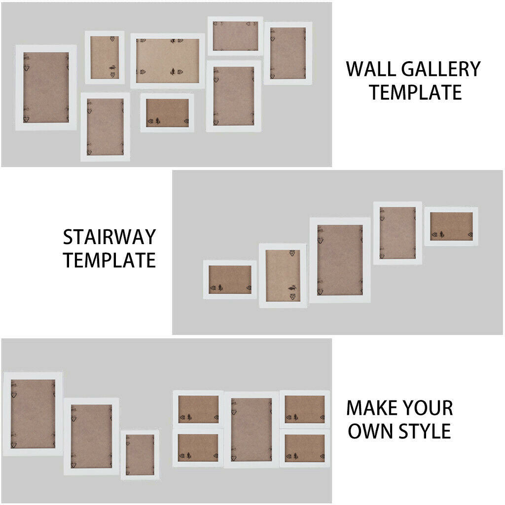 26 PCS Wall Mount Photo Frames Multi Picture Wall Set Home Living Room Decor
