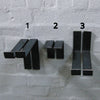 Board Shelf Brackets Heavy Duty Industrial Rustic Handmade
