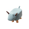 Animal Shaped Footstool Storage Ottoman Padded Soft Pouffe Cushioned Stool Seat