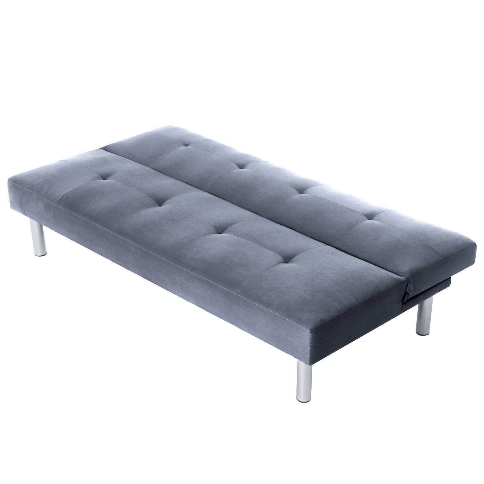 3 Seater Modern Sofa bed Brand New Fabric Padded Sofabed Couch Recliner