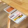 Self Adhesive Under Desk Table Drawer Tray Pencil Organizer Hidden Storage Box