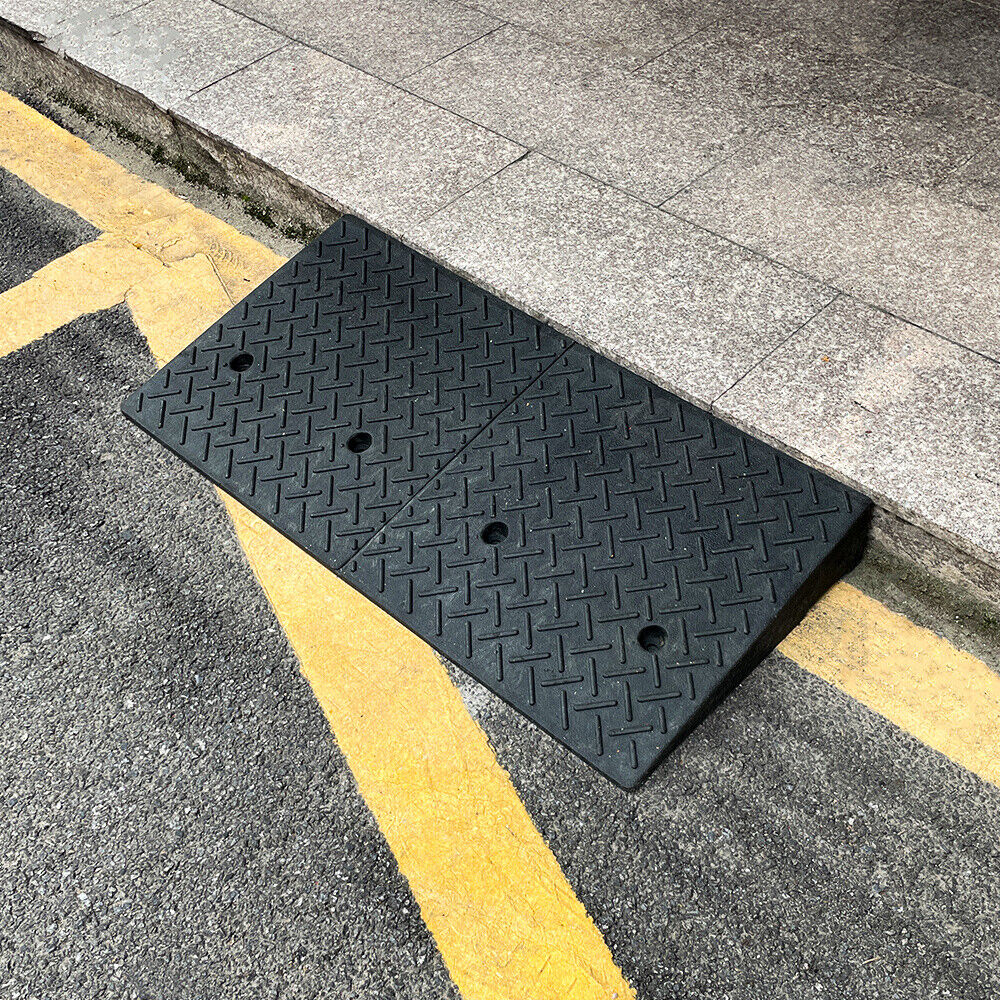 1/2X Kerb Ramp Curb Ramps Heavy Duty Driveway Threshold Ramps Rubber Kerb Ramps