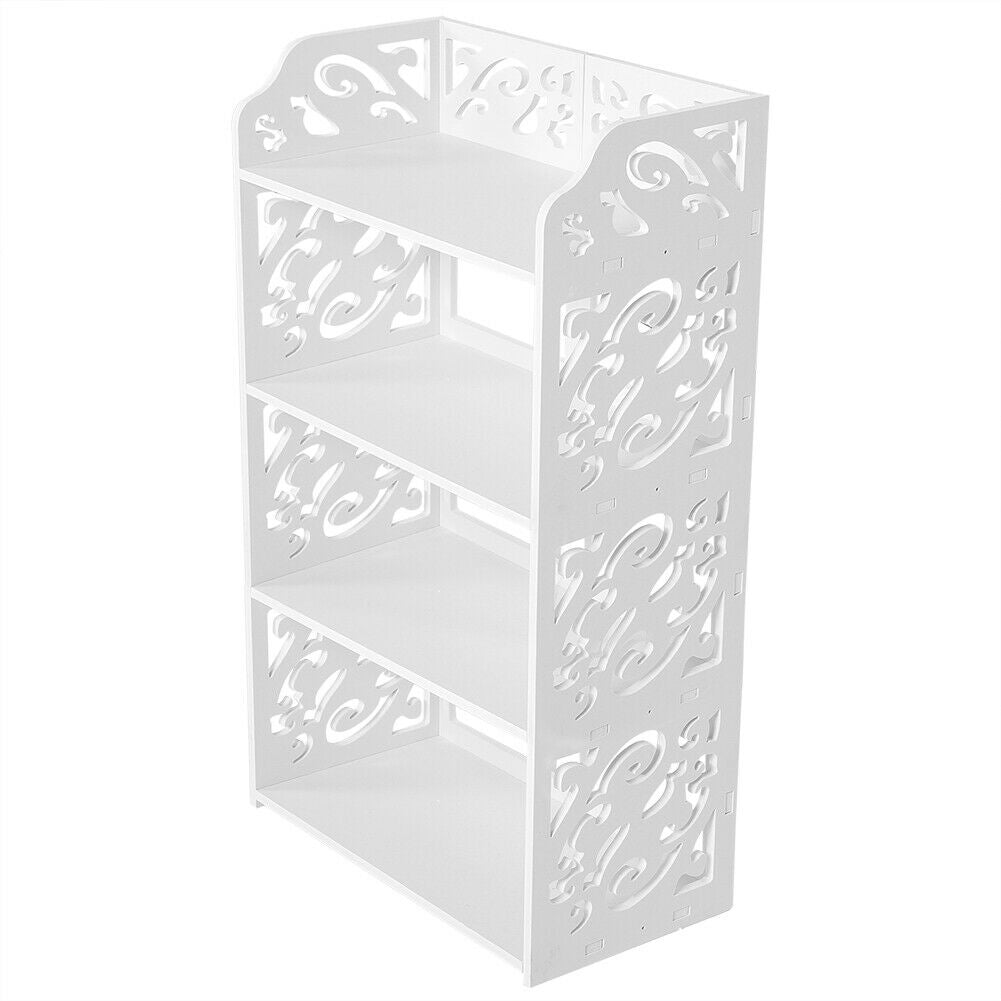 3/4/5 Tier White Shoe Rack Stand Storage Organiser Unit Shelf For Home Room