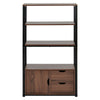 4-Tier Bathroom Floor Cabinet tall cabinets Storage Bookcase Cabinet Storage Cup