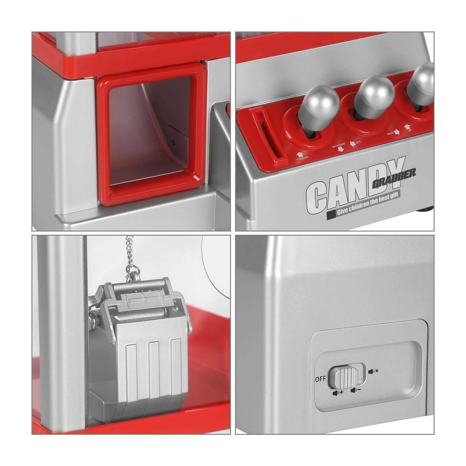CANDY GRABBER MACHINE TOY NEW ARCADE CLAW GAME KIDS FUN CRANE SWEET GRAB GADGET