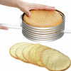 Adjustable 6 Layer Cake Slicer Cutting Guide 16 to 20 cm High Quality 430