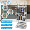 3/4/5 Tier Kitchen Rack Storage Shelf Holder Rack Book Shelf Shoes Stand Mix-use