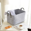 Toys Foldable Felt Storage Box Organiser Container Cosmetic Case Basket Desk UK