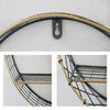Retro Metal Wall Shelf Industrial Style Round Storage Display Rack Shelving Unit