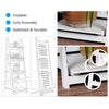 Folding 4 Tier Plant Flower Pot Shelf Stand Bookcase Storage Display Ladder